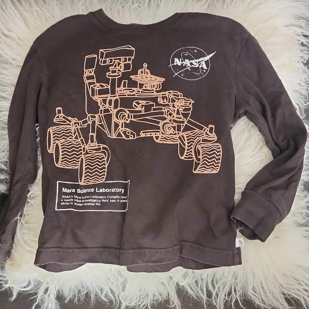 Gap Kids NASA Brown Long Sleeves Shirt